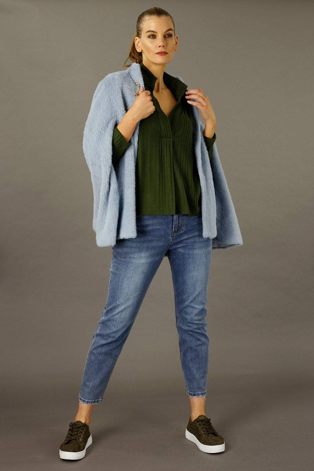 Khaki Rib Eden Jumper