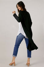 Black Rib Lounge Cardi
