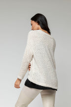Ivory Fluffy Pocket Cardi - Sale