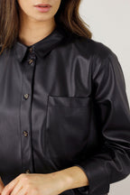 Black Matrix Boyfriend Shirt