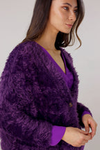 Purple Plush Wonder Cardi - FINAL SALE