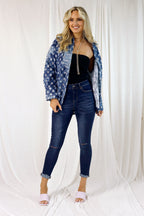 Dark Denim Slice Slim Jean - FINAL SALE
