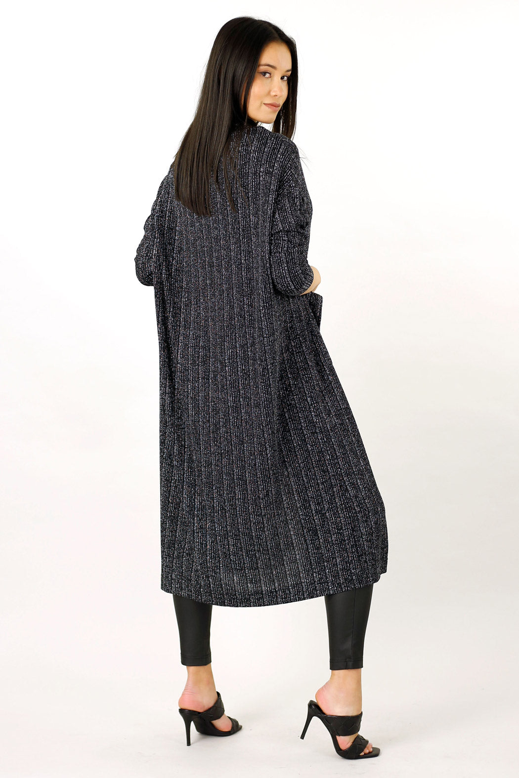 Silver Glam Maxi Cardigan - SALE