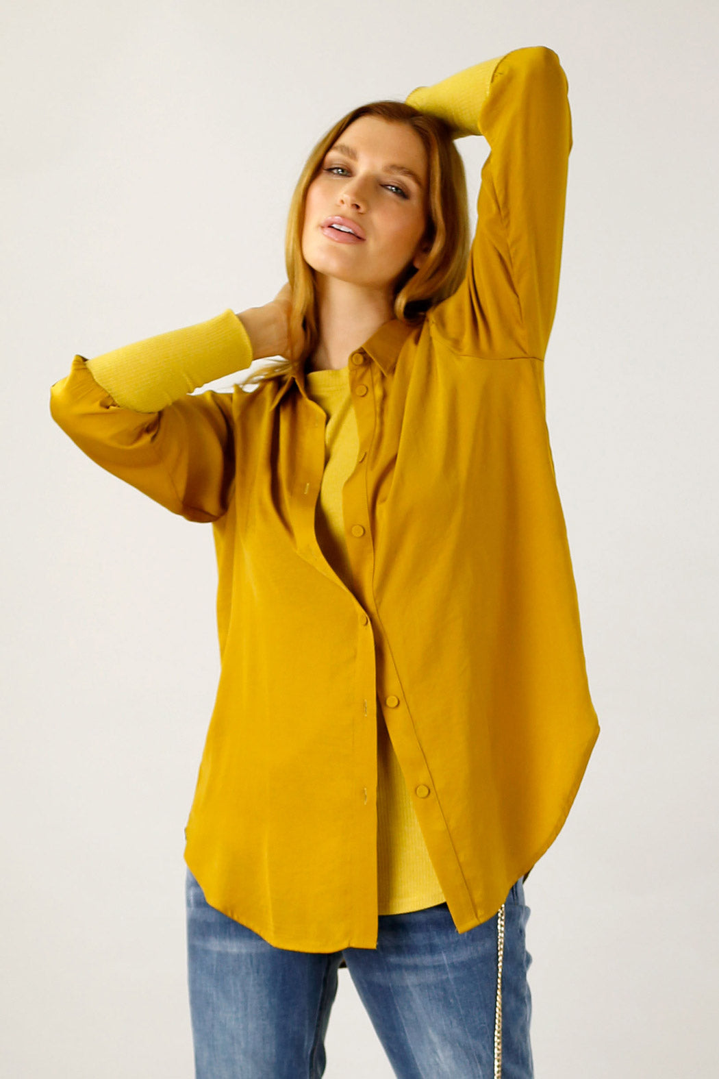 Gold Seta Andie Shirt - SALE
