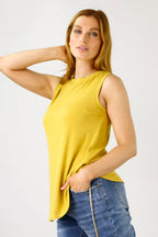 Gold Shimmer Crew Cami - SALE
