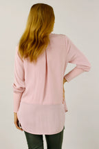 Soft Pink Seta Andie Shirt - SALE