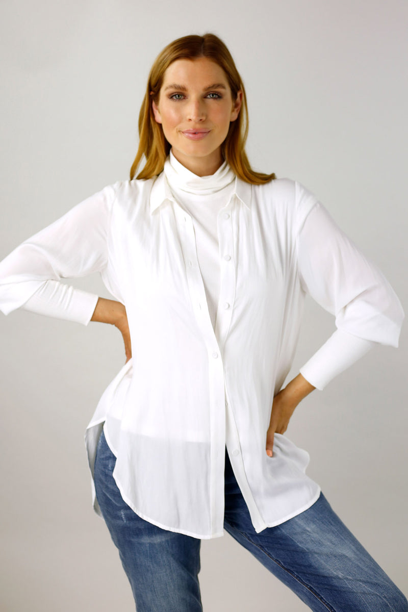White Seta Andie Shirt - SALE