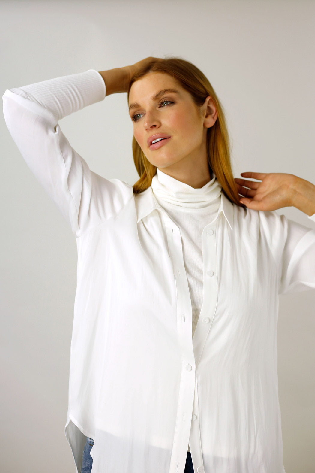 White Seta Andie Shirt - SALE