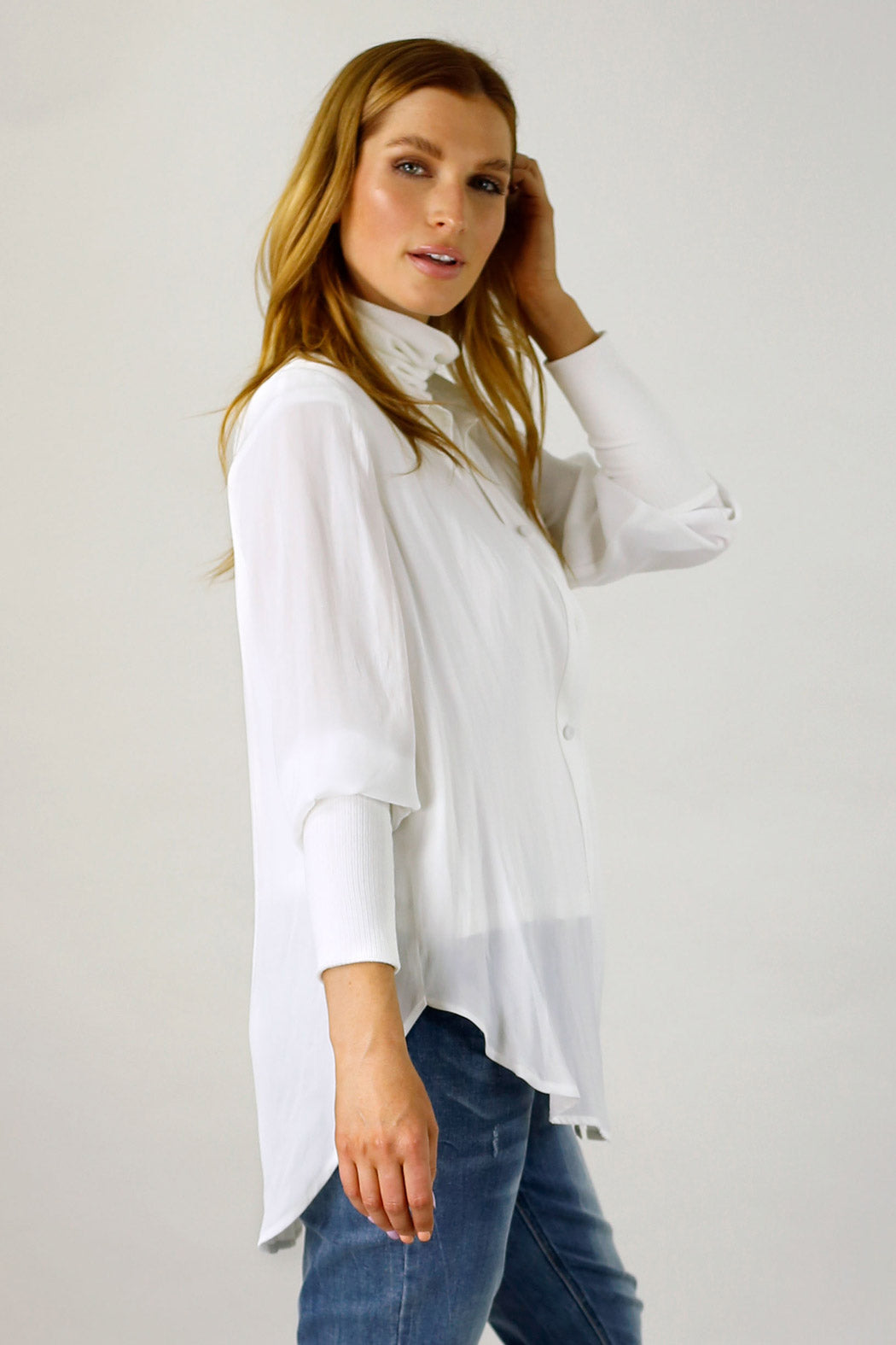 White Seta Andie Shirt - SALE