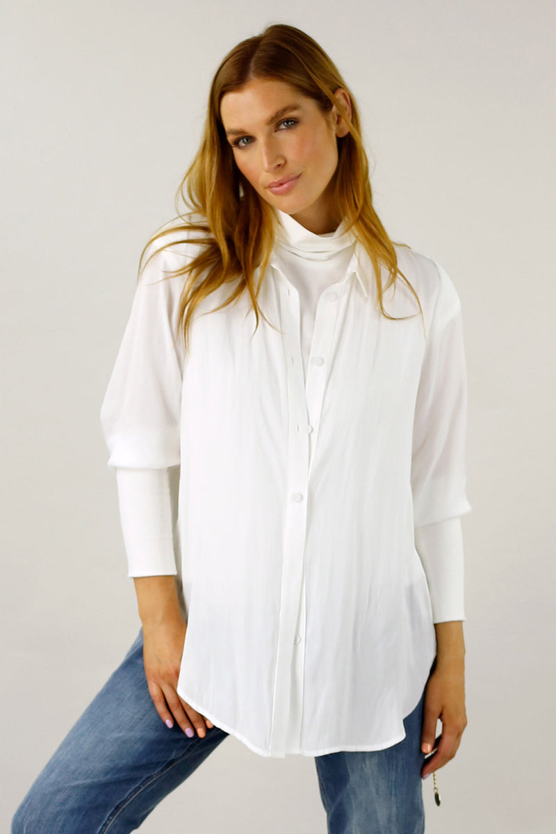 White Seta Andie Shirt - SALE
