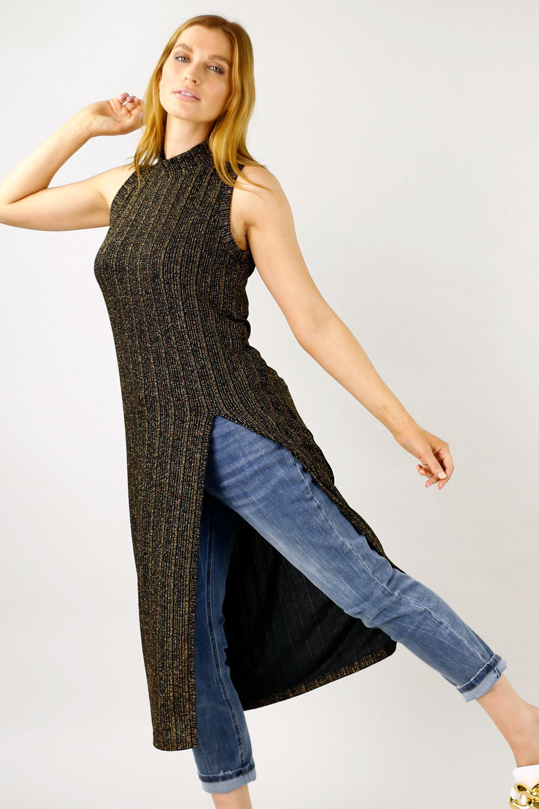 Gold Glam Tunic - FINAL SALE