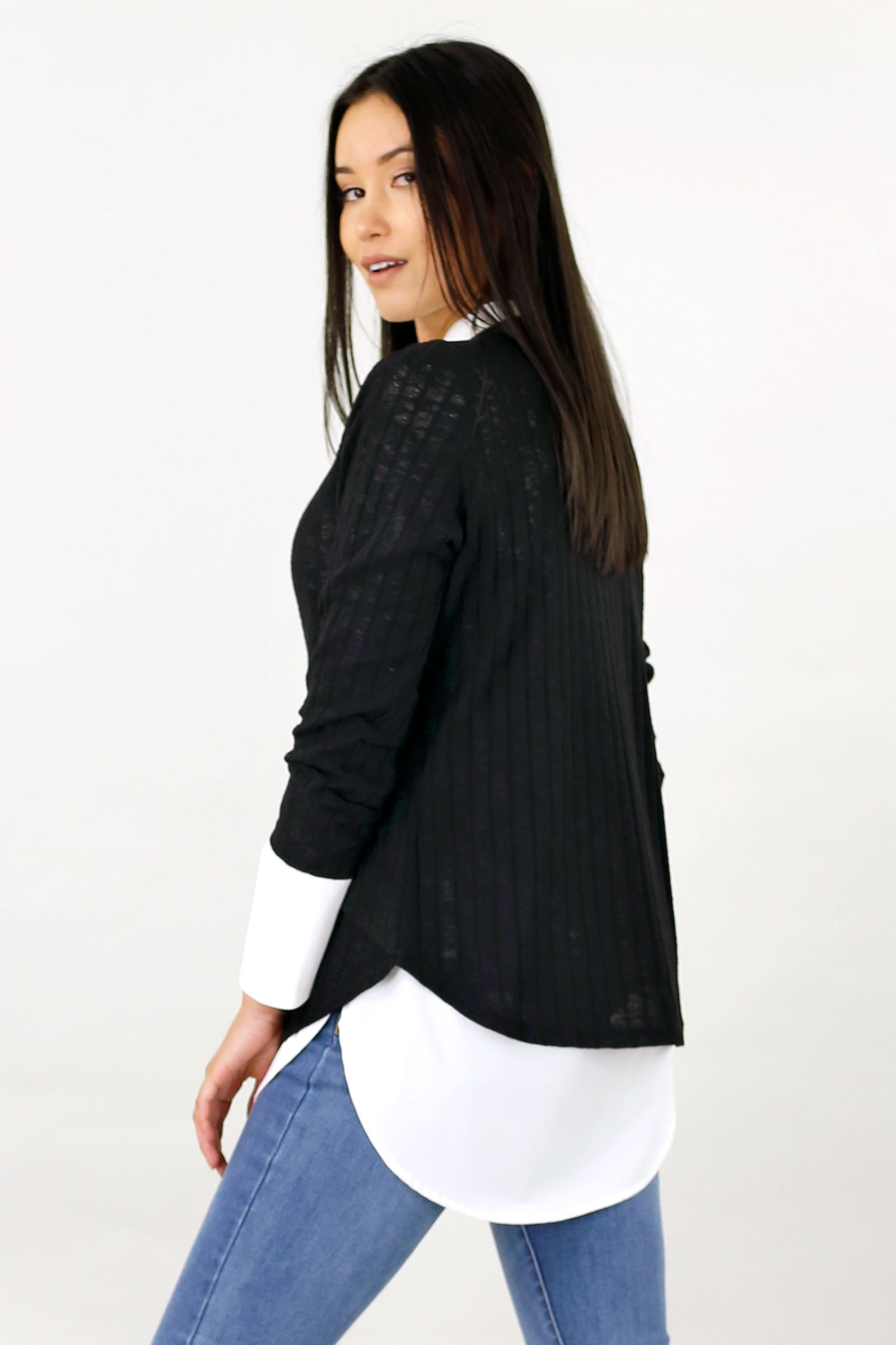 Black Marni Rib Jumper- SALE