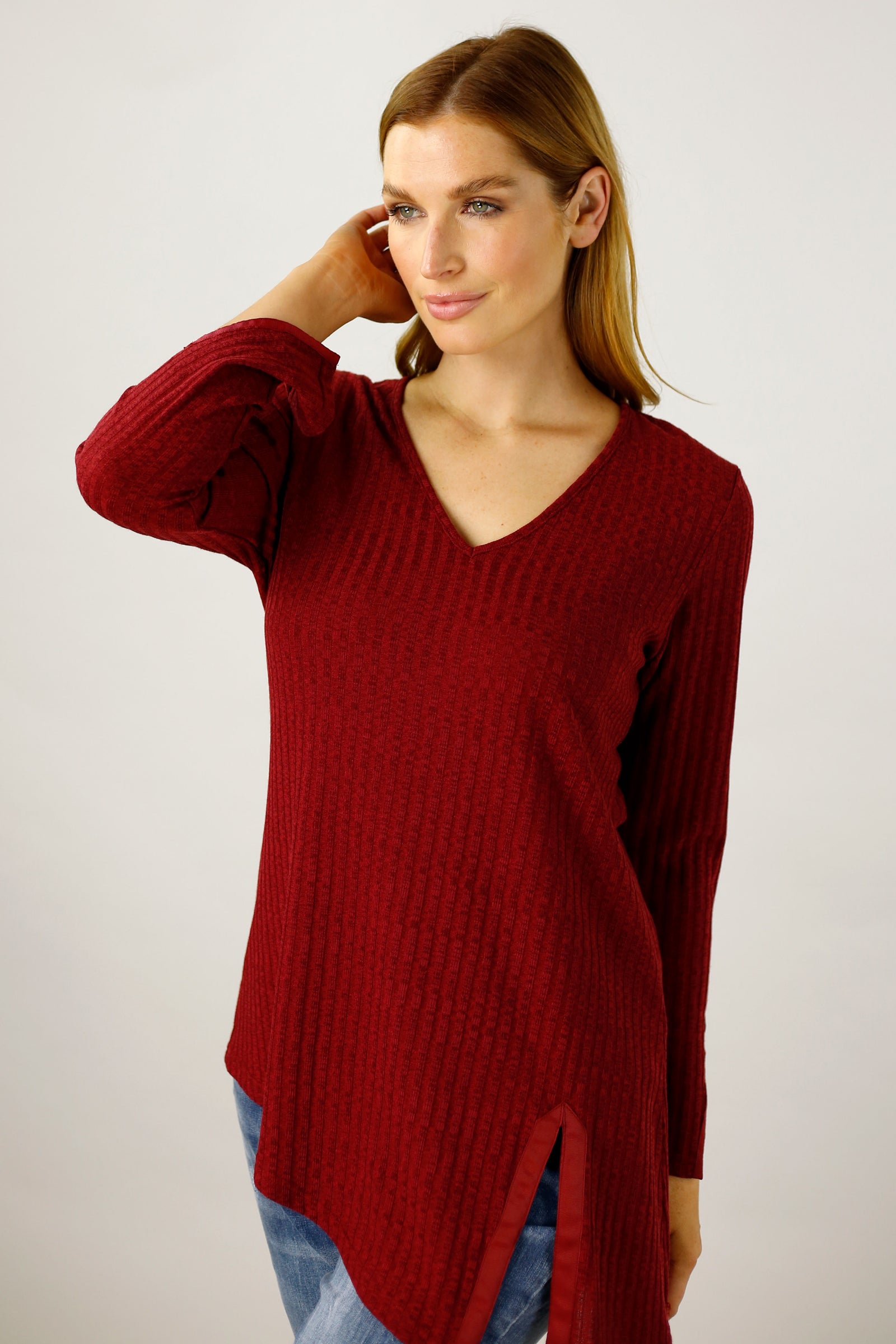 Red Rib New York Tunic - FINAL SALE