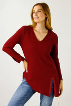 Red Rib New York Tunic - FINAL SALE