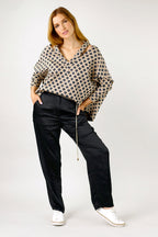 Black Chain Knit Jumper - SALE