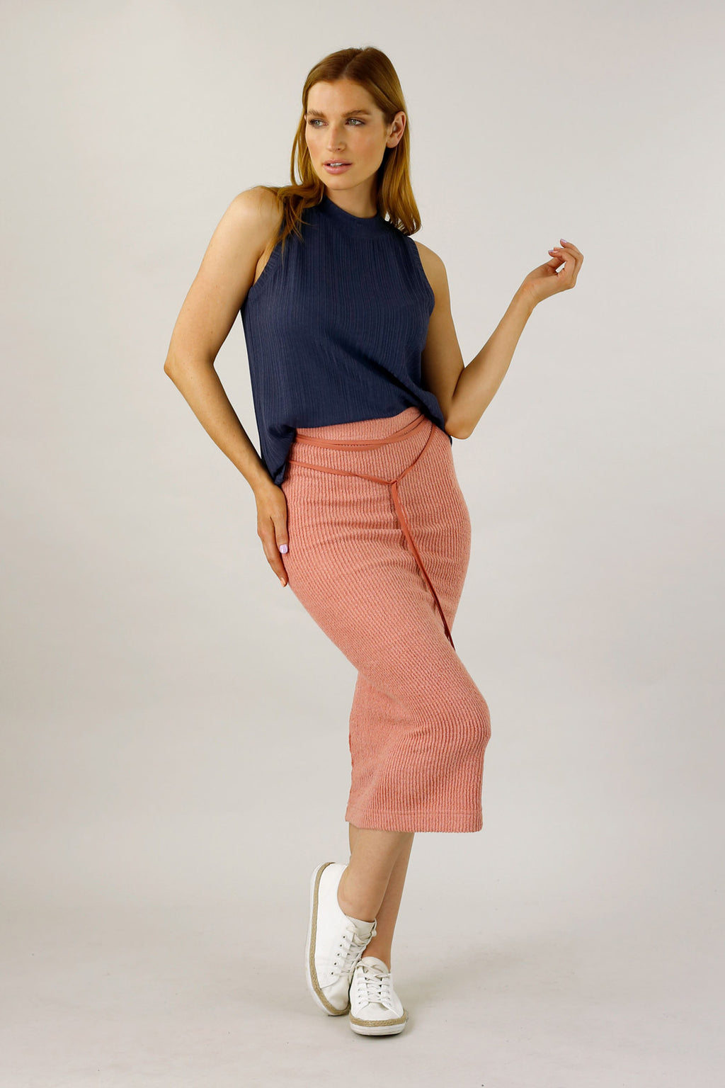 Coral Rib Hazel Skirt
