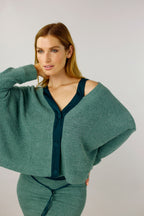 Teal Rib Hazel Cardigan - SALE