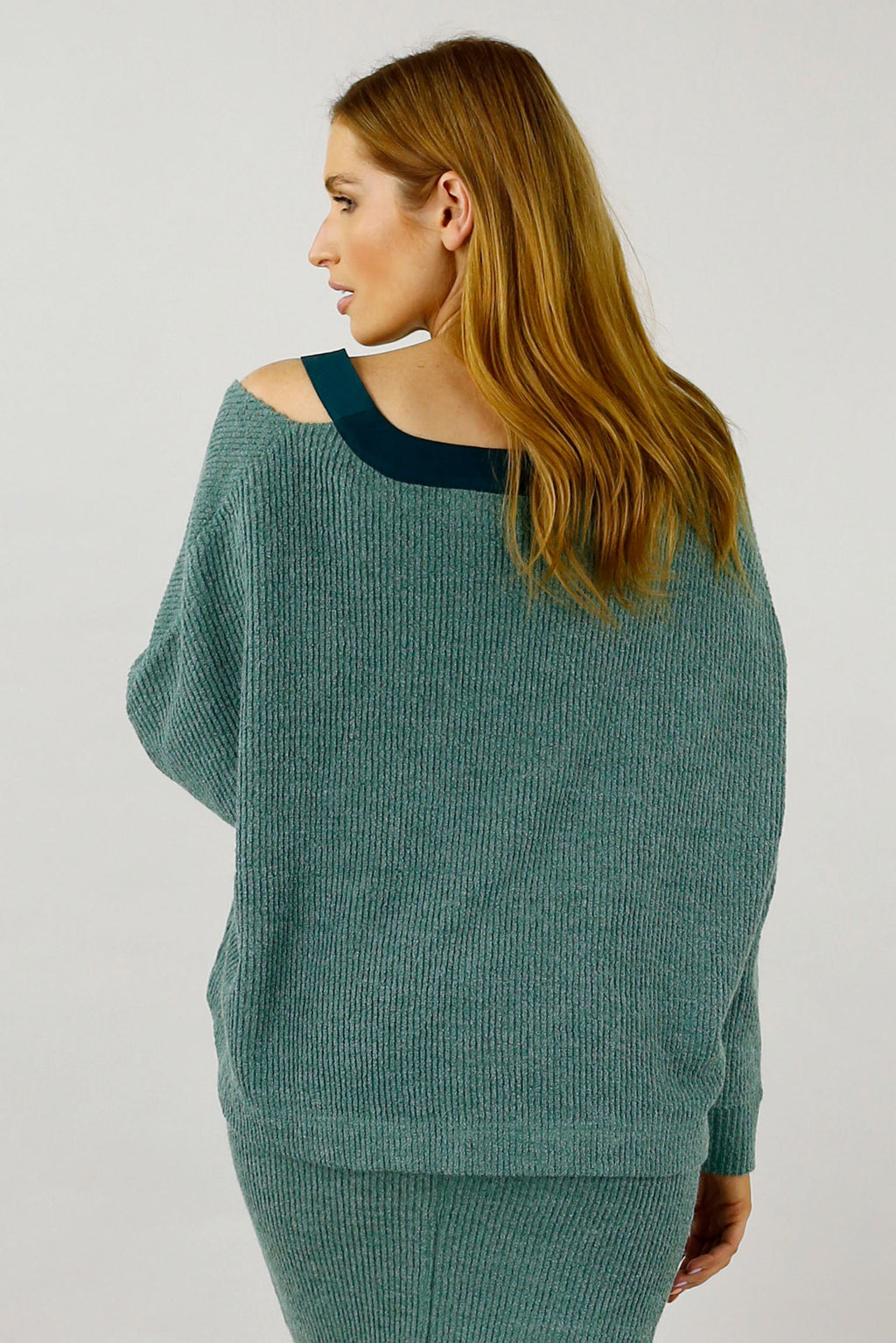 Teal Rib Hazel Cardigan - SALE