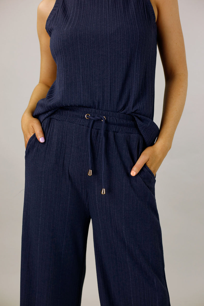 Slate Shan Rib Culotte - SALE