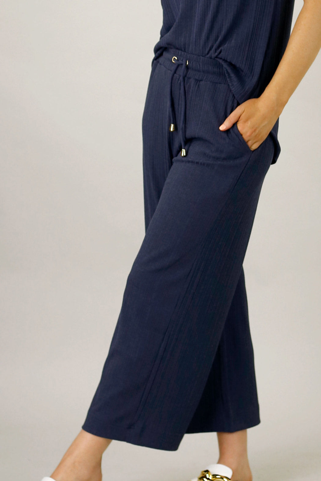 Slate Shan Rib Culotte - SALE