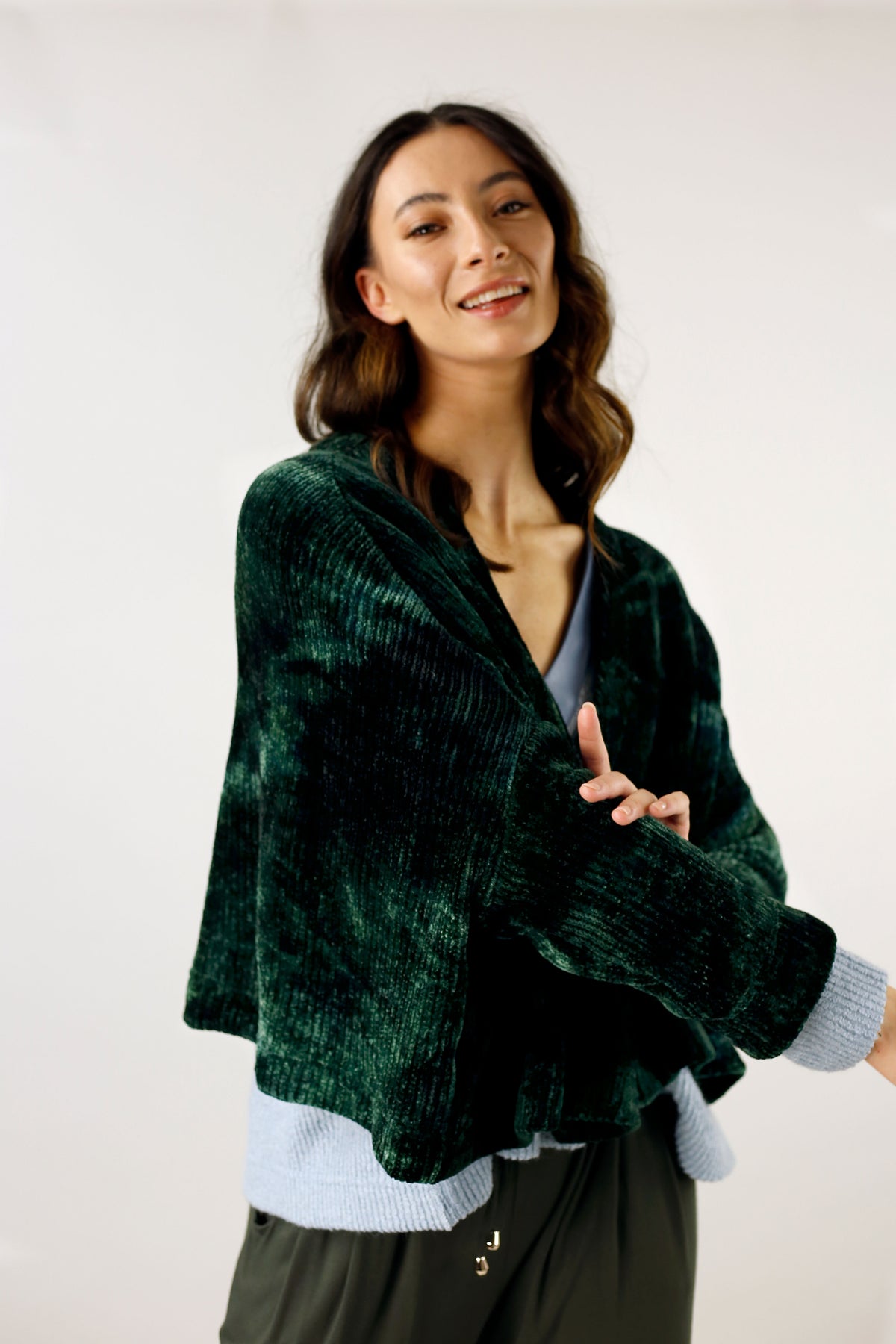 Forest Tie Dye Wonder Cardi - SALE