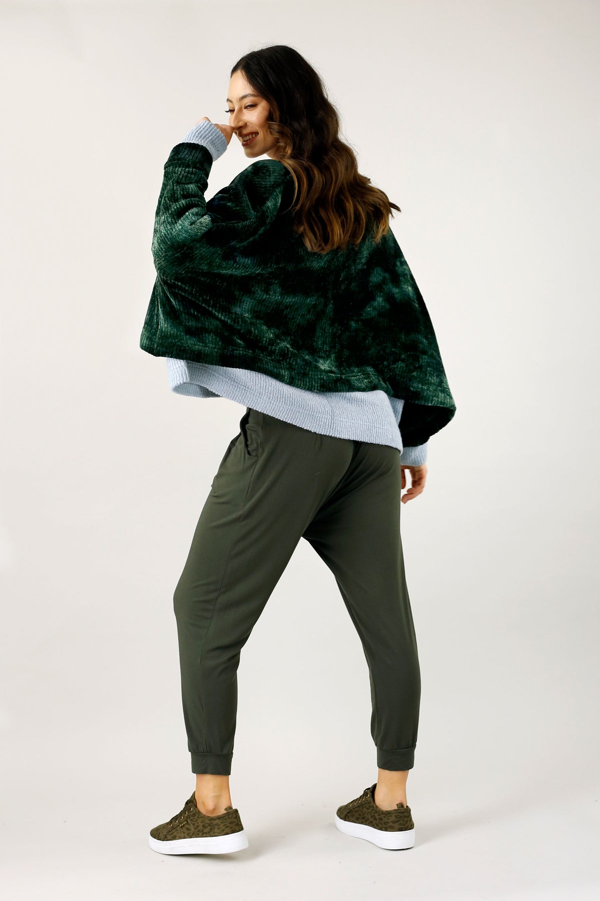 Forest Tie Dye Wonder Cardi - SALE