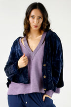 Navy Tie Dye Wonder Cardi - SALE