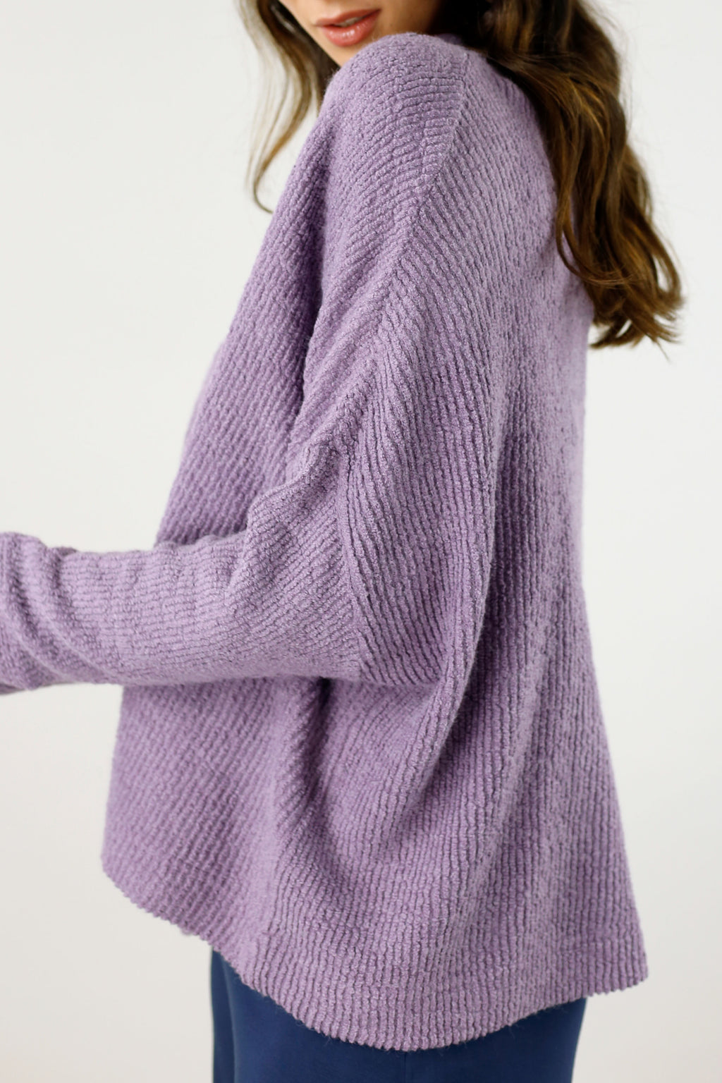 Lilac Mod Rib Jumper - SALE