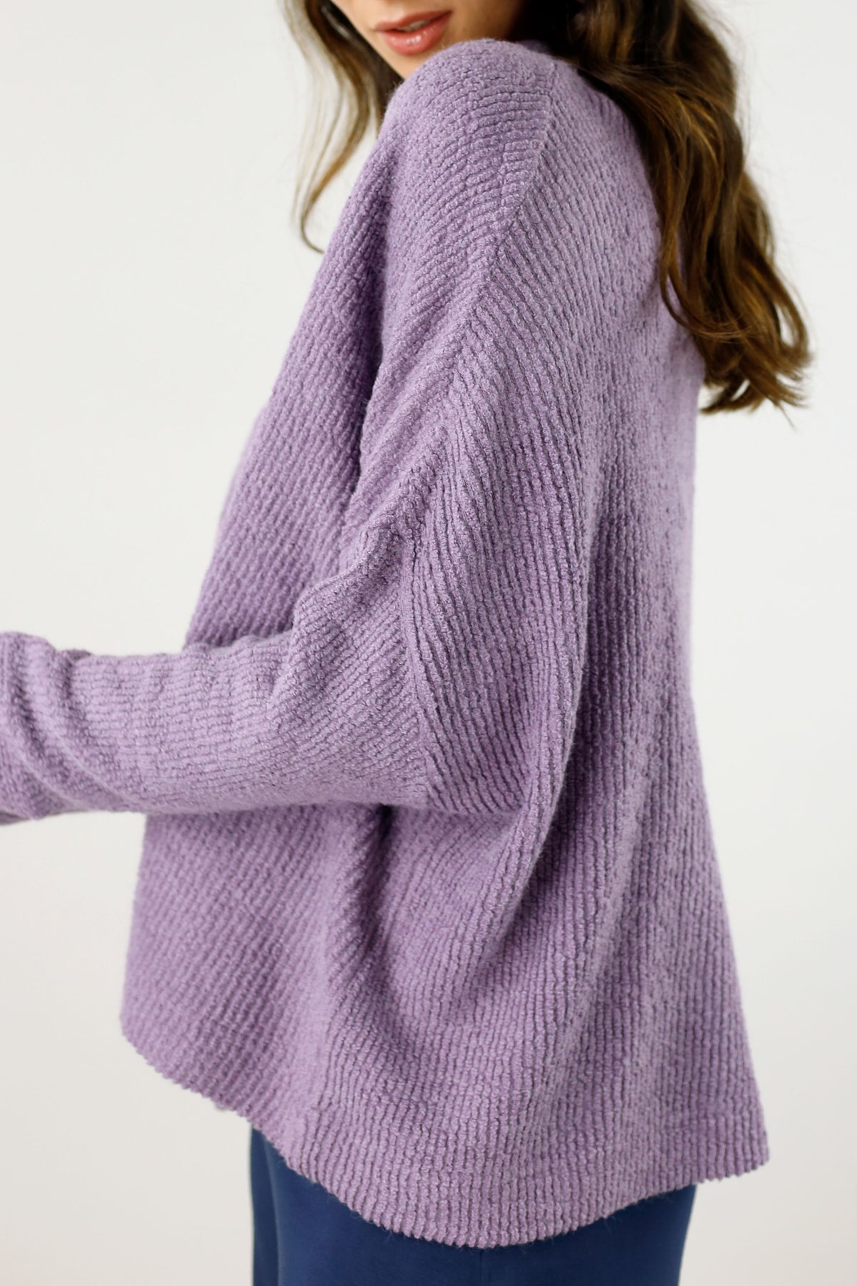 Lilac Mod Rib Jumper - SALE