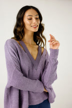 Lilac Mod Rib Jumper - SALE
