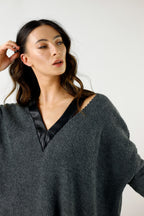 Grey Mod Rib Jumper - SALE