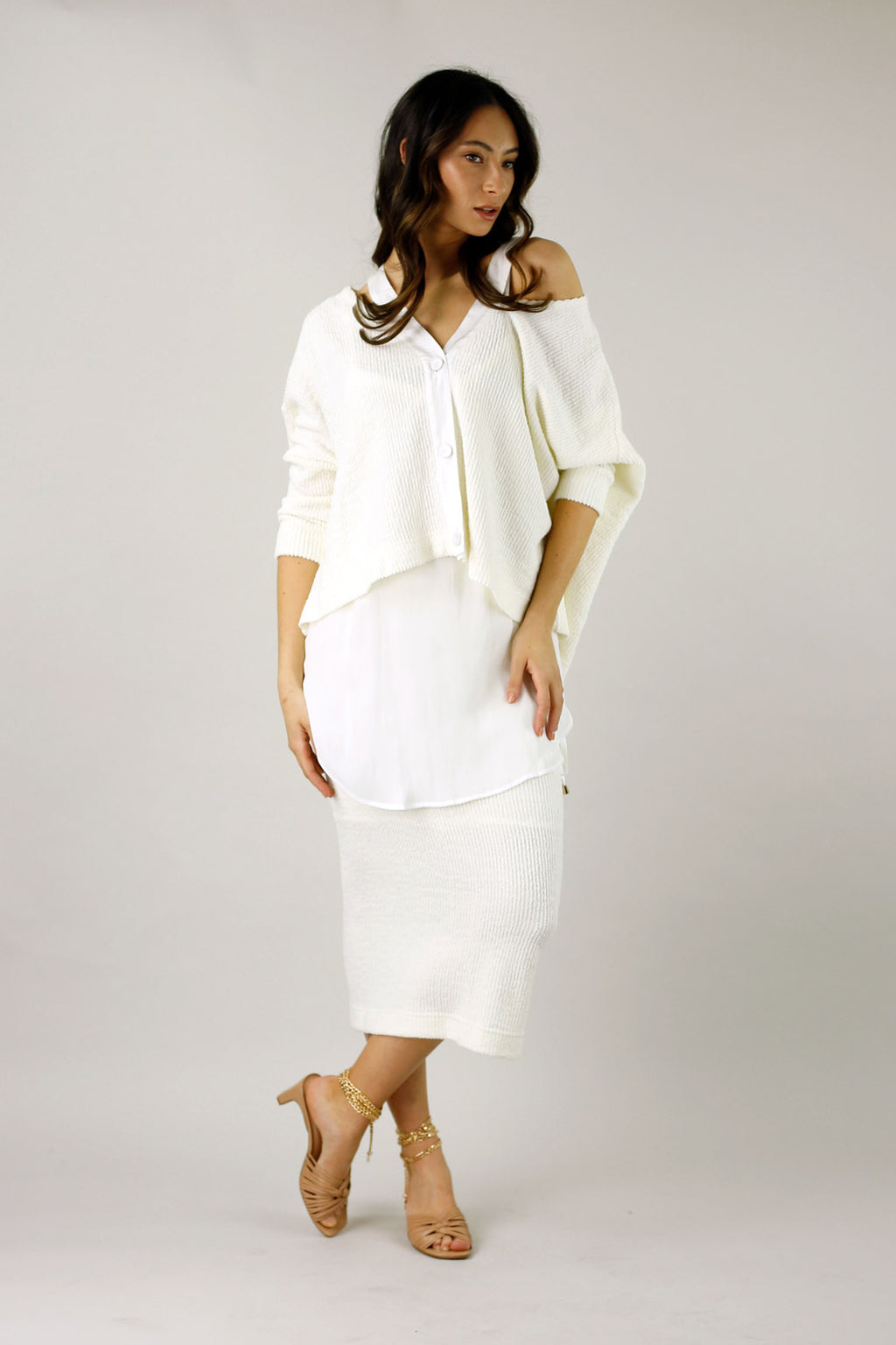 White Rib Hazel Skirt