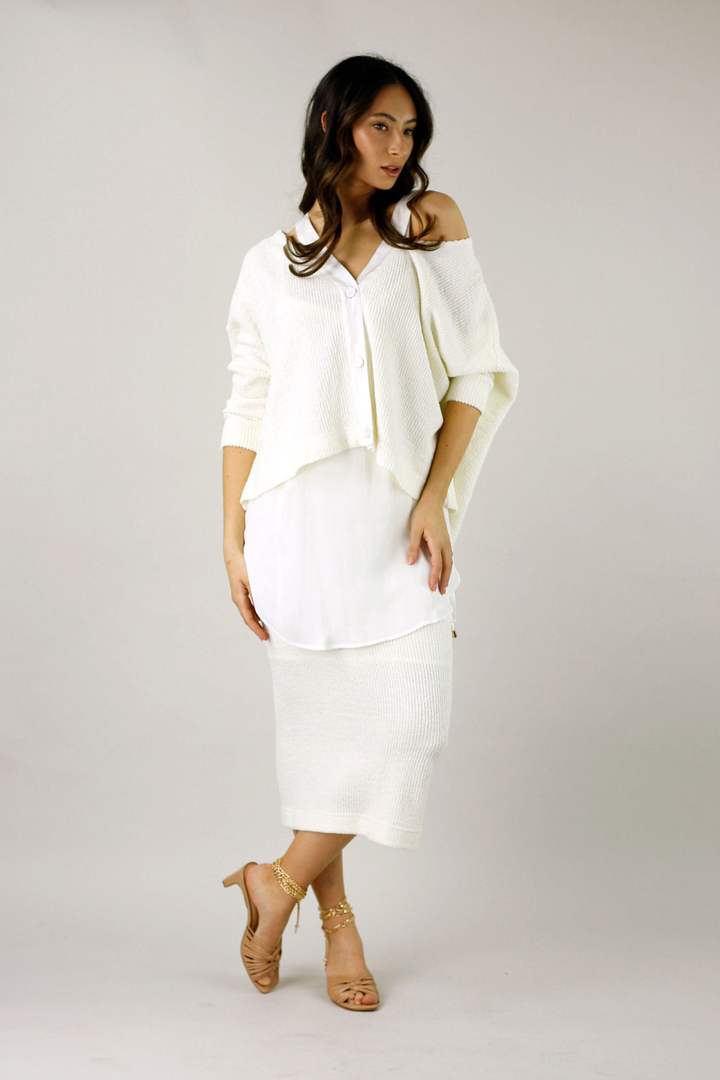 White Rib Hazel Skirt