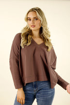 Dusty Mauve Nano Cotton Jumper - SALE