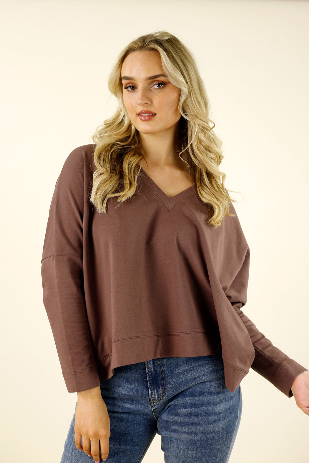 Dusty Mauve Nano Cotton Jumper - SALE