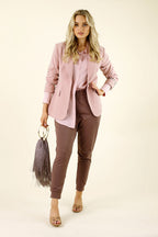 Dusty Mauve Nano Cotton Lounge Pant - SALE