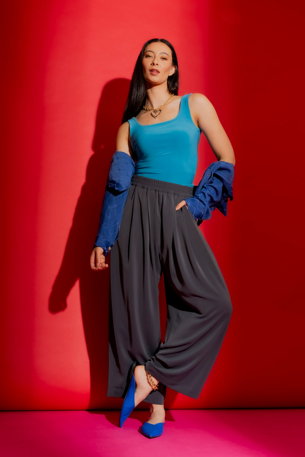 Lagoon Jersey Double Layer Cami