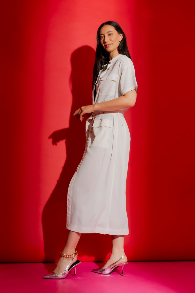 White Shirt Dress