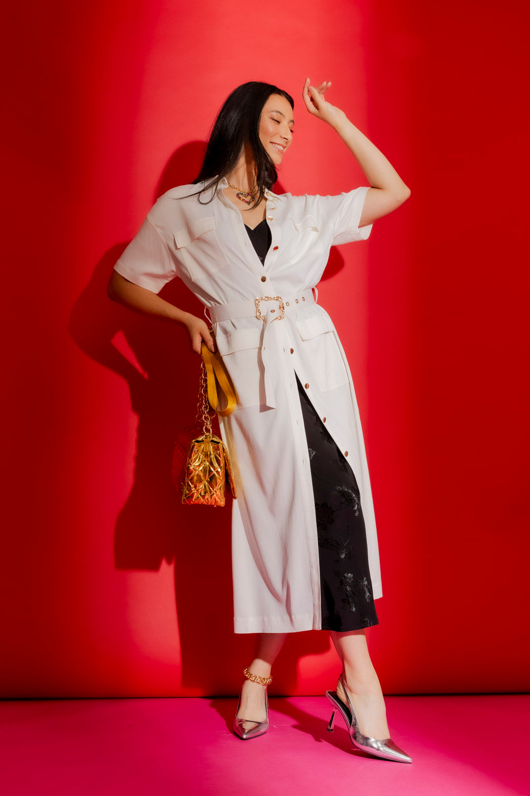 White Shirt Dress