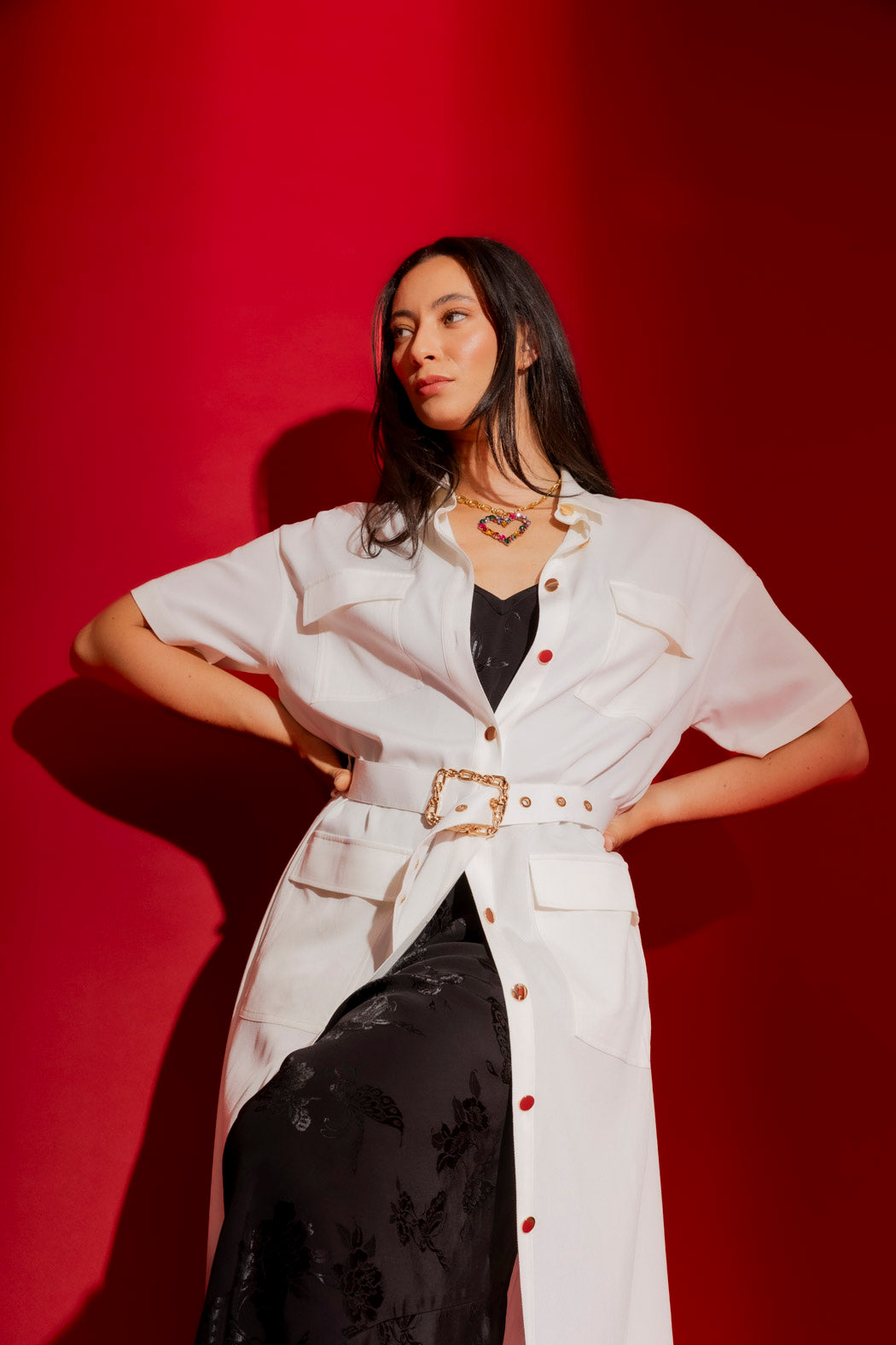 White Shirt Dress