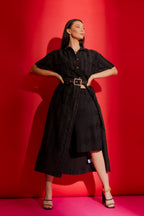 Black Shirt Dress