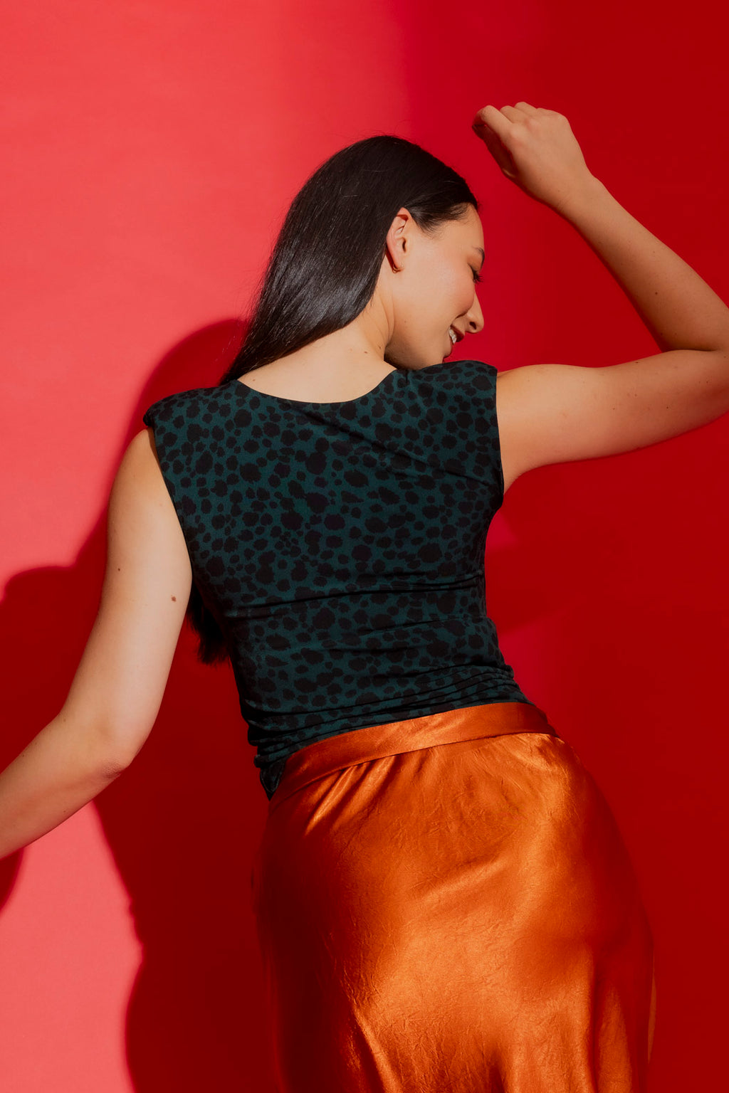 Jade Animal Jersey Lust Cami Jade Animal