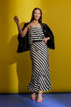 Thick Stripe Silky Summer Cami