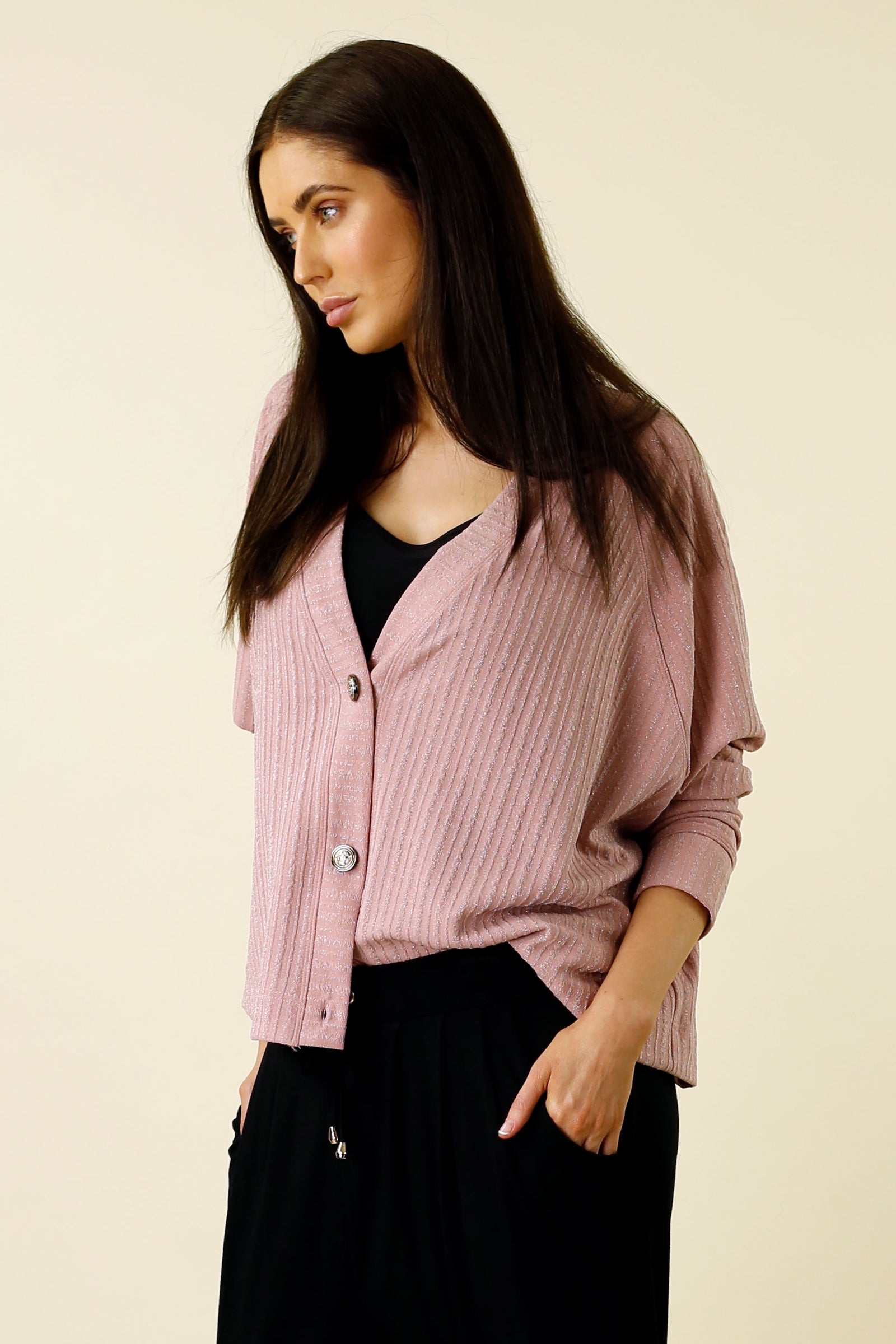 Pink Twinkle Crop Cardi - SALE