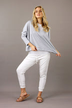 Silver Nano Cotton Jumper - SALE