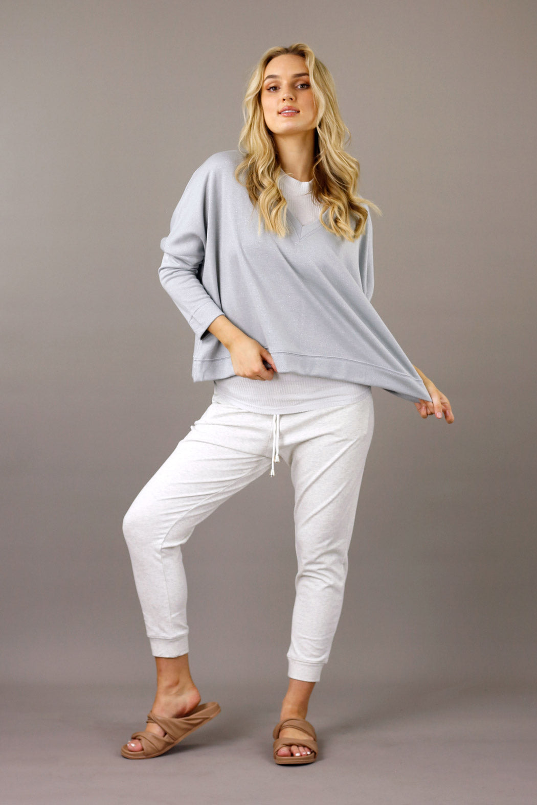 Silver Nano Cotton Jumper - SALE