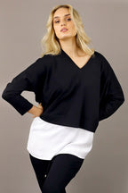 Black Nano Cotton Jumper - SALE