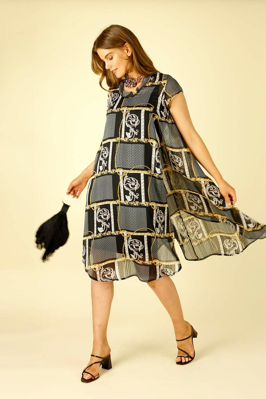 Ornate Baby Cowl Dress