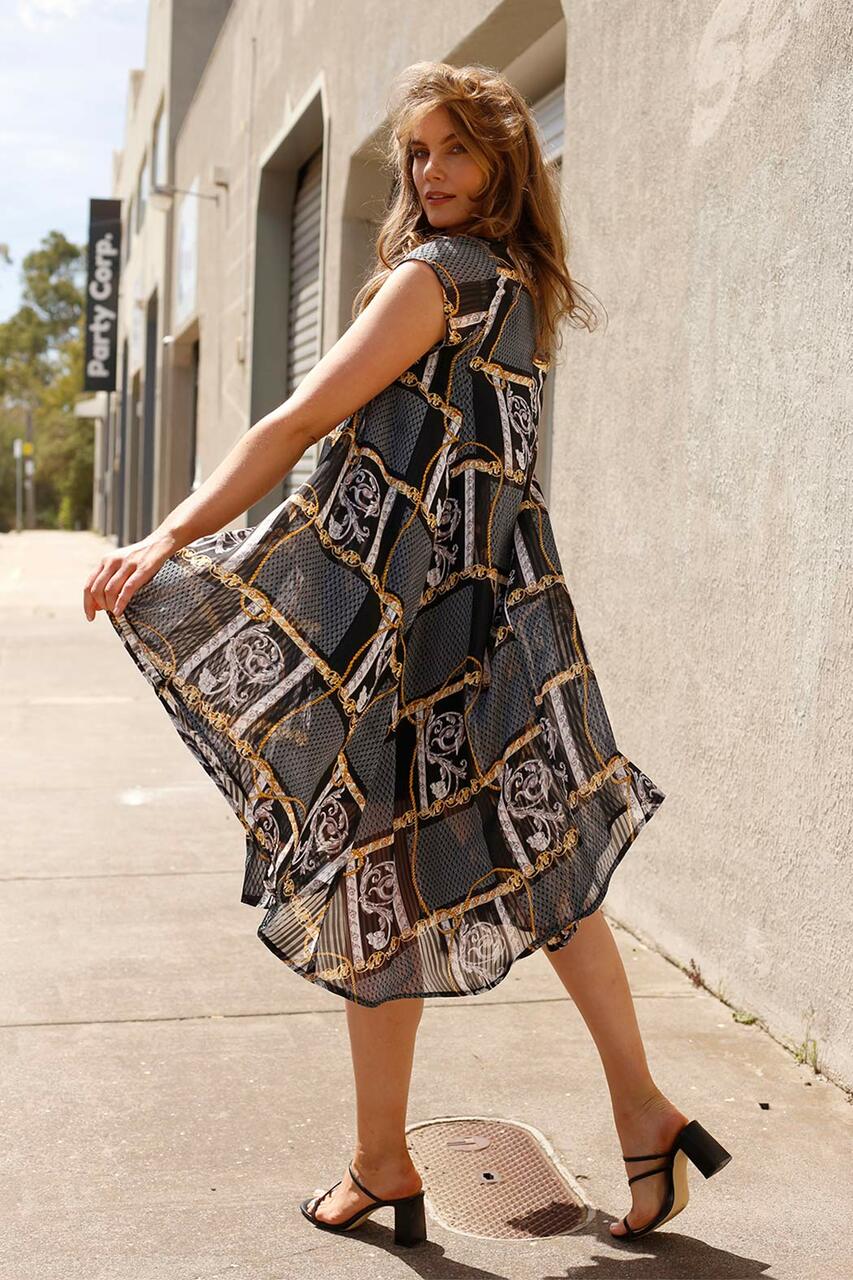 Ornate Baby Cowl Dress