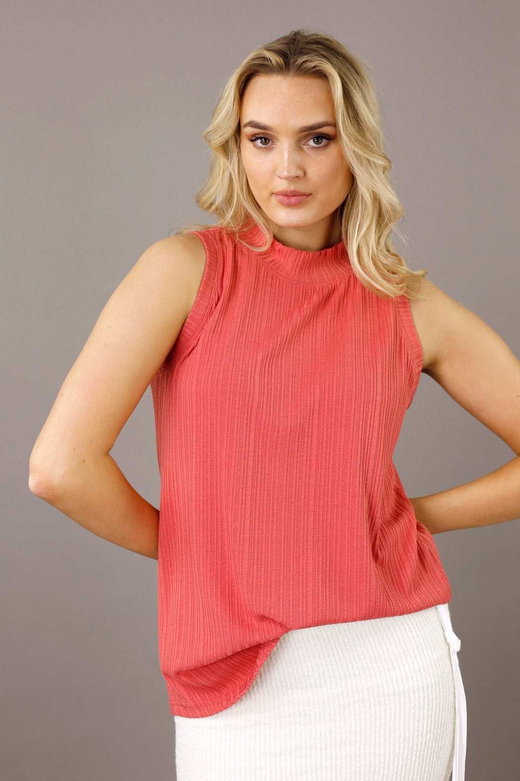 Watermelon Shan Rib Cami - SALE